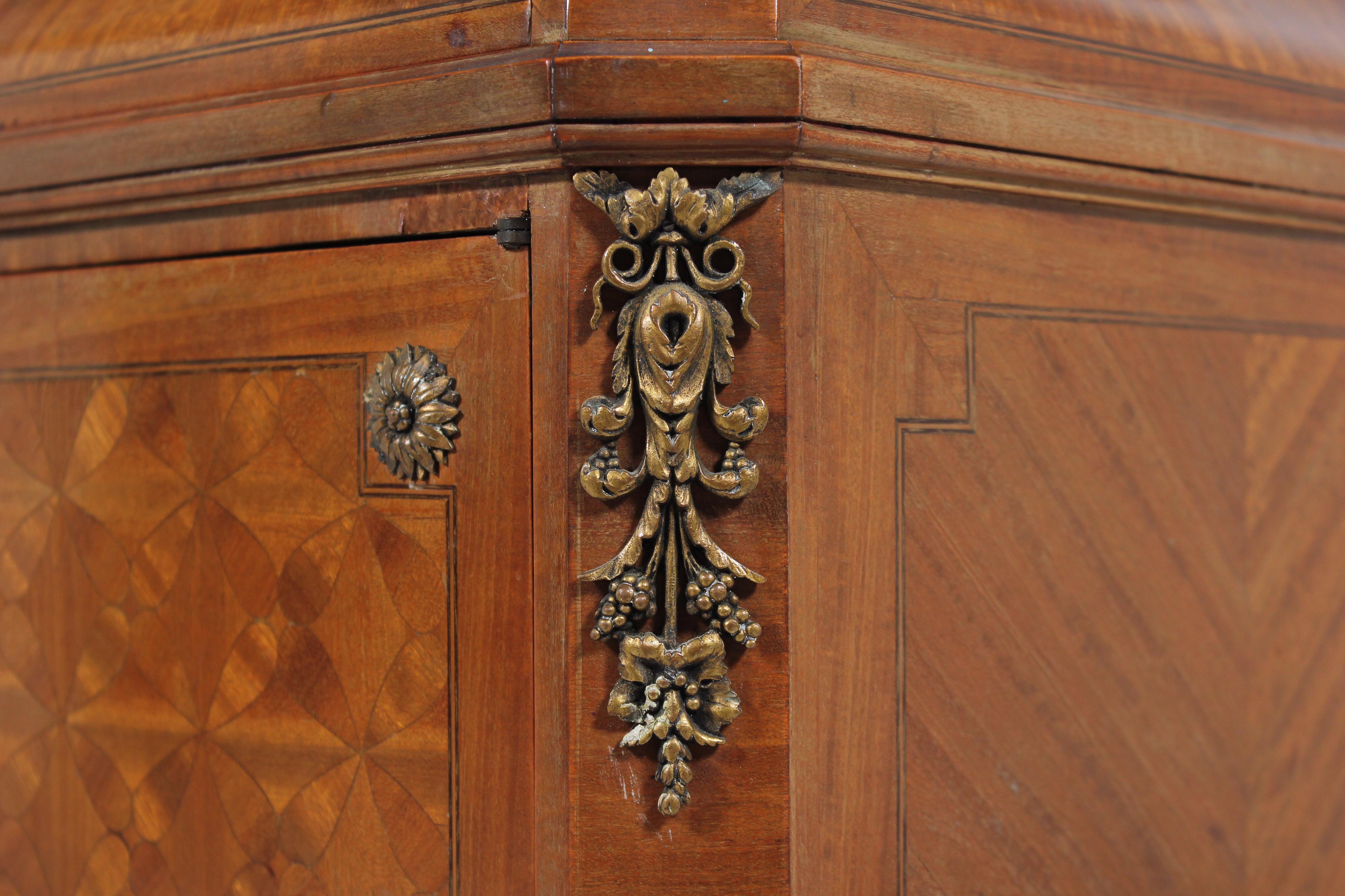 French Louis XV Marquetry Cabinet 2