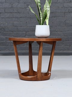 Newly Refinished - Mid-Century Modern “Rhythm” Walnut Side Tables by Lane