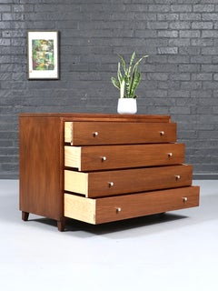 Newly Refinished - Mid-Century Modern “Oakmasters” 4-Drawer Dresser