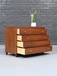 Newly Refinished- Mid-Century Modern “Oakmasters” 4-Drawer Dresser