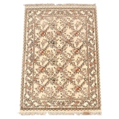 Vintage French Aubusson Savonnerie Revival Floral Rug