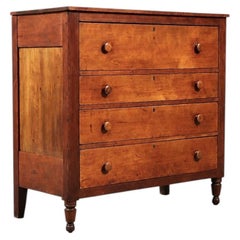 Early American Farmhouse Cherry 4-Drawer Dresser