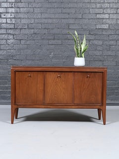 Newly Refinished - Mid Century Modern Walnut Credenza by Century Furniture