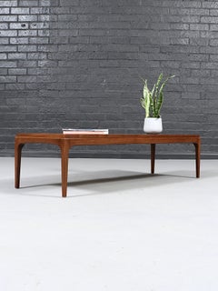 Newly Refinished - Mid-Century Modern Walnut Coffee Table by Lane