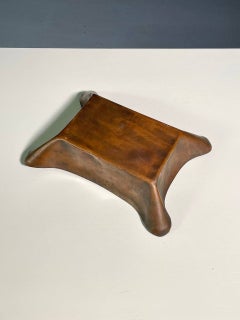 Vintage Hand-Wrought Copper Sculptural Tray by Cassel Industries