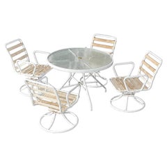 Esszimmer-Tisch und Stühle im Mid-Century-Modern-Stil von Mallin