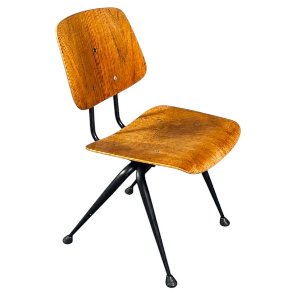Mid Century Modern Walnut Plywood Chair by Brunswick