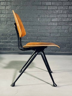 Mid Century Modern Walnut Plywood Chair by Brunswick