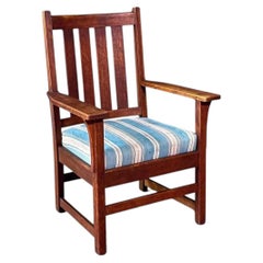 Arts & Craft Mission Oak Armchair by Stickley