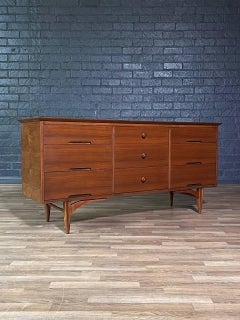 Newly Refinished - Mid-Century Californian Modern “Vega” Walnut Dresser