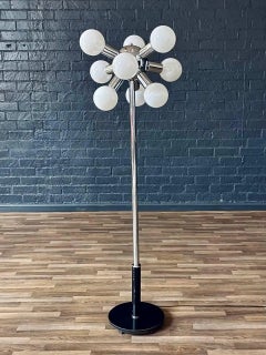 Vintage Post Modern Space Age Chrome “Sputnik” Floor Lamp