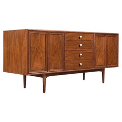 Newly Refinished - Kipp Stewart Walnut Declaration Credenza for Drexel