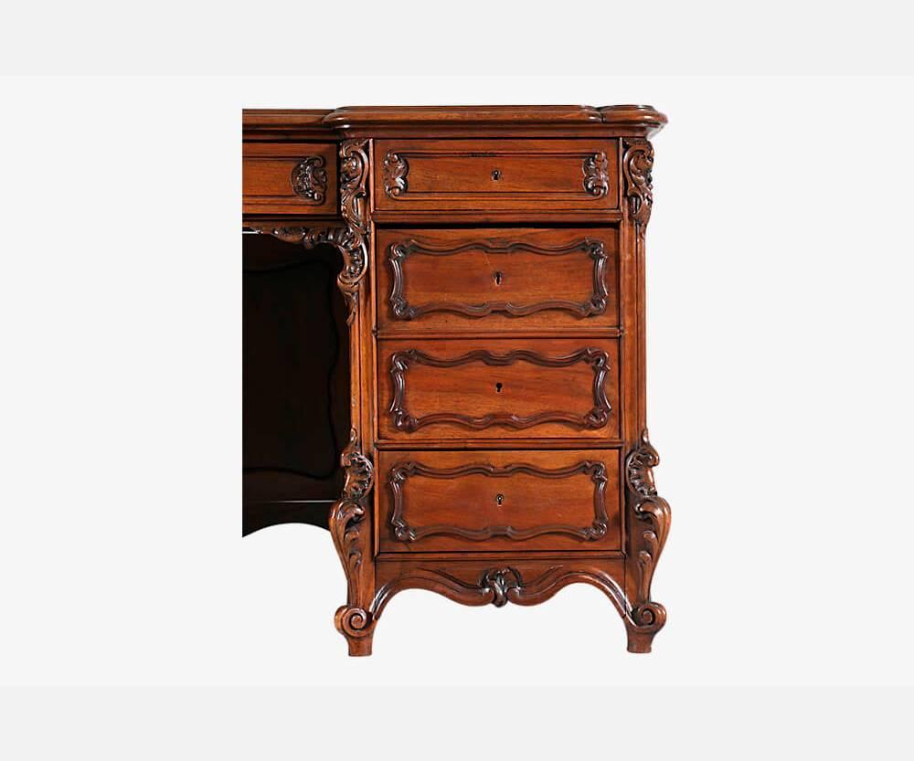 Early 20th Century French Louis XV-Style Executive Desk