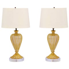 1960s Murano Lamps by Barovier & Toso