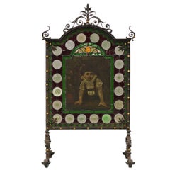 French Iron Fire Screen