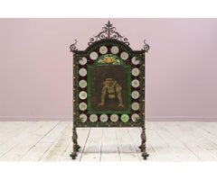 French Iron Fire Screen