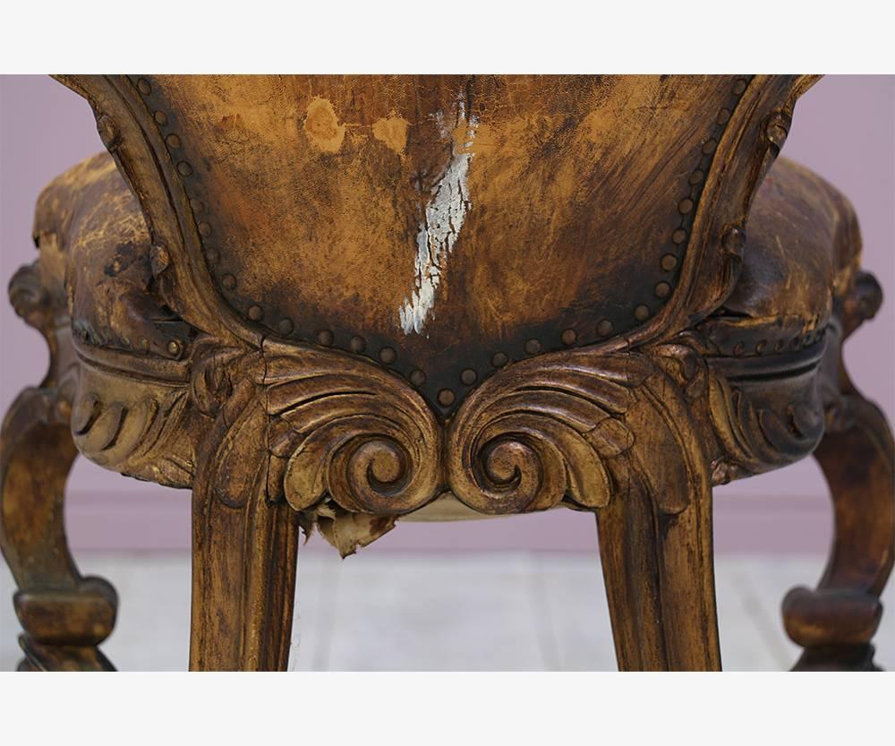 19th Century Antique Italian Fantasy Chair