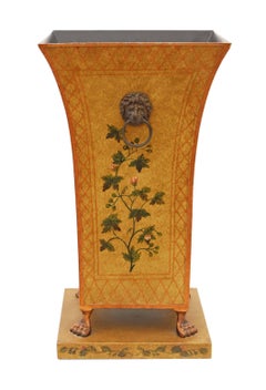 Antique Style Painted Decorated Steel Stick Umbrella Stand