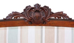 Antique Quality Victorian circa 1880 Burr Walnut Aesthetic Sofa