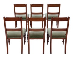 Antique Quality Set of Six Victorian Walnut Dining Chairs