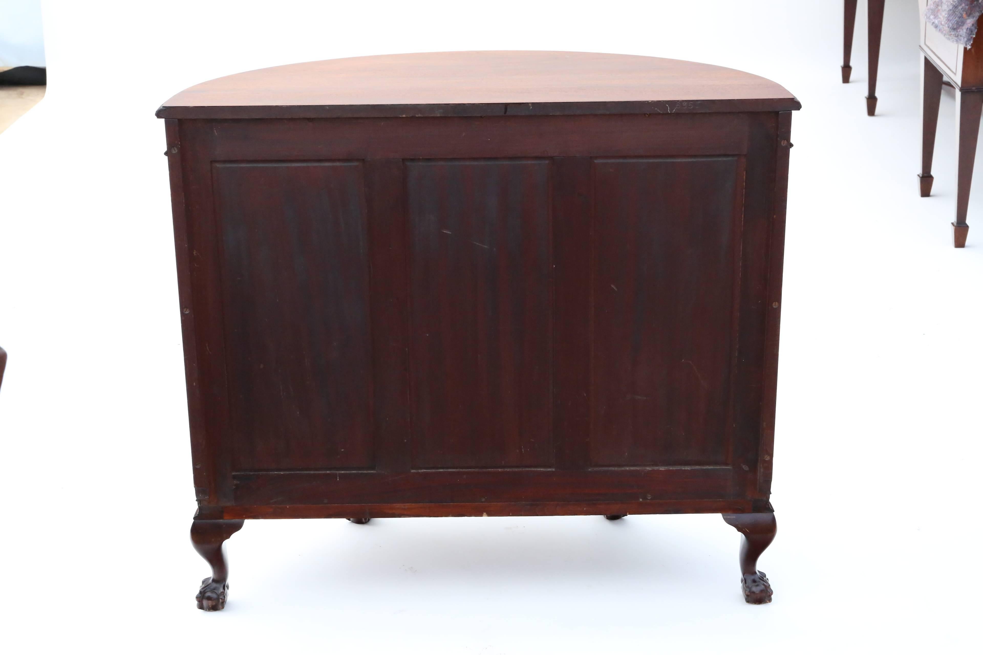 Antique Maple & Co. Mahogany Sideboard Chiffonier Cupboard Console Table For Sale 3