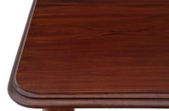 Antique Victorian Mahogany Red Walnut Windout Extending Dining Table