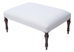 Antique Quality Large Victorian and Later Mahogany Stool Chair Window Seat