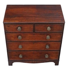 Antique Georgian Mahogany Chest of Drawers, circa 1800