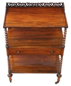 Antique Quality William IV, circa 1835 Rosewood Dumb Waiter Buffet Serving Table