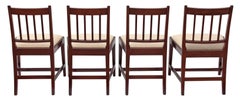 Antique Set of Four Georgian Mahogany Dining Chairs