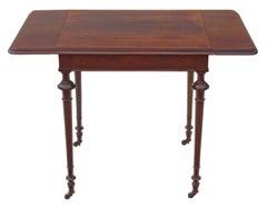 Antique Fine Quality Victorian 19th Century Rosewood Sofa or Side Table