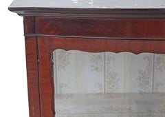Antique Large Edwardian Mahogany Bow Front Display Cabinet
