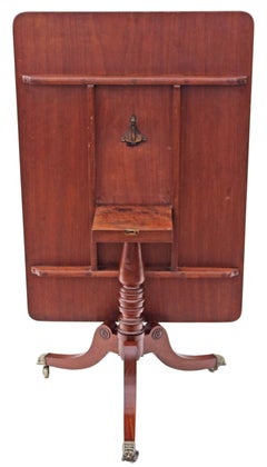 Antique Victorian Regency Loo Breakfast Table Tilt Top Centre