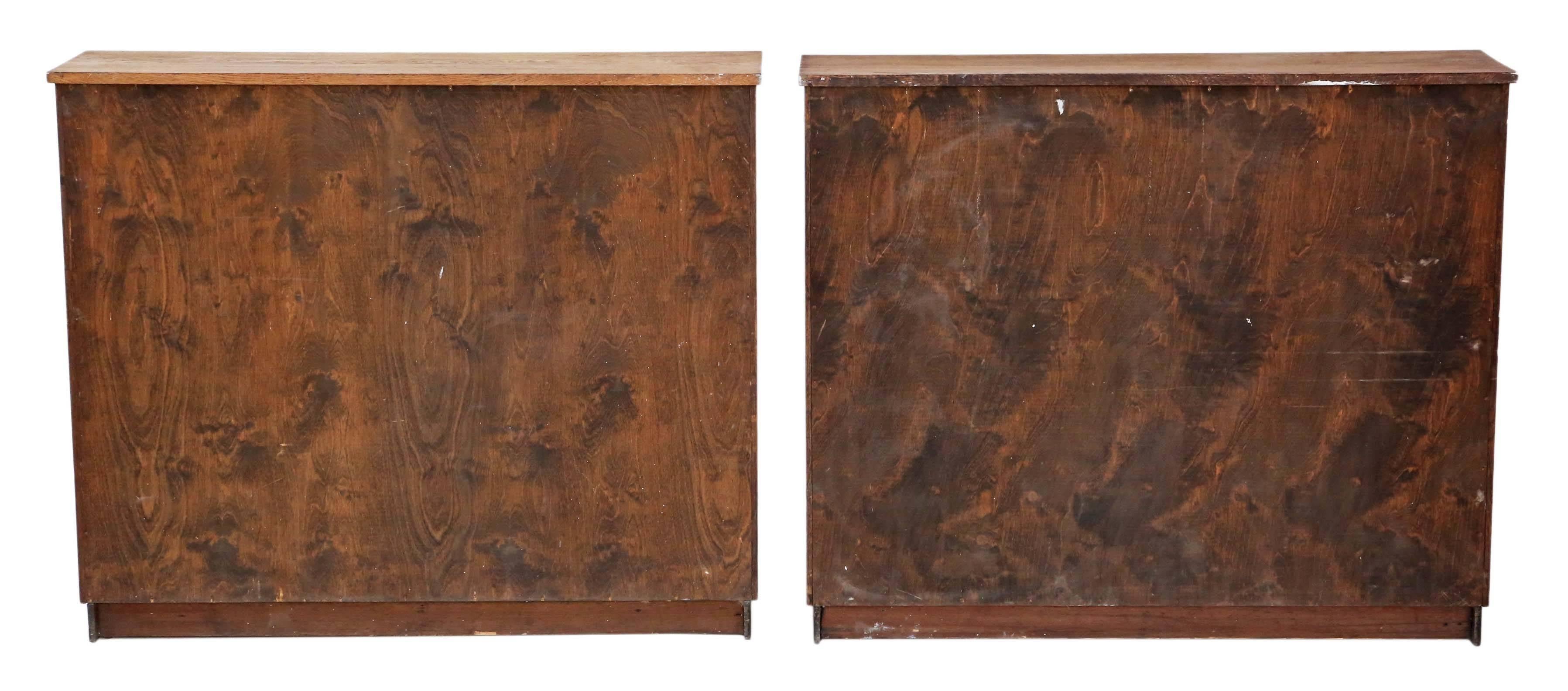 20th Century Antique Pair of Quality Adjustable Oak Open Bookcases, circa 1950 For Sale