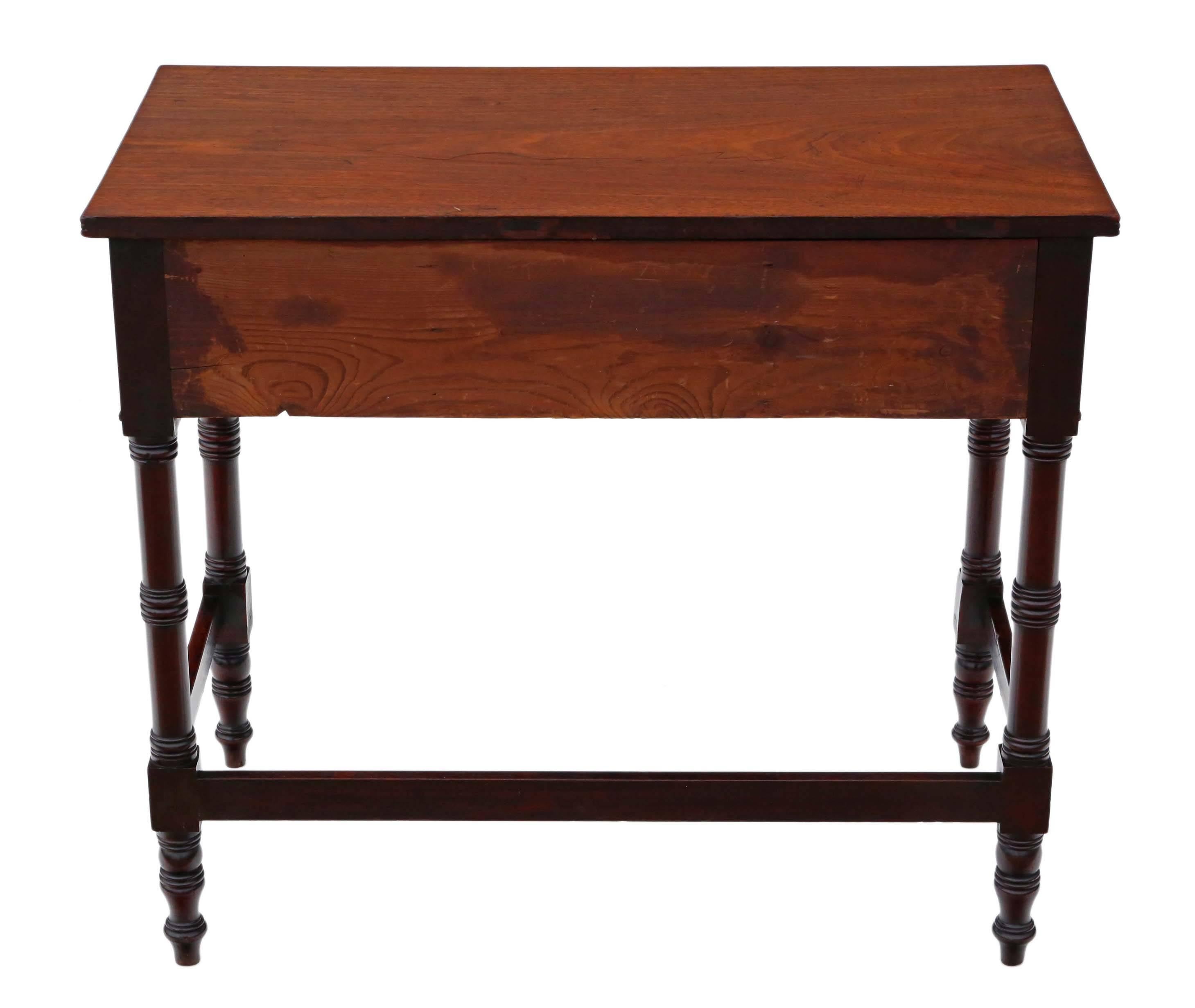 Antique Regency circa 1825 and Later Mahogany Desk or Writing Table For Sale 2