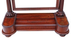 Antique Fine Quality Large Dressing Table Swing Mirror Toilet, circa 1860