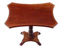 Antique Quality Reproduction Regency G. Smith Mahogany Wine Table Side