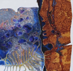 Framed Acrylic Relief on Board Original Painting by Ray Mutimer, circa 1970s