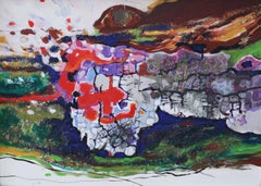 Framed Acrylic Relief on Board Original Painting by Ray Mutimer, 1967