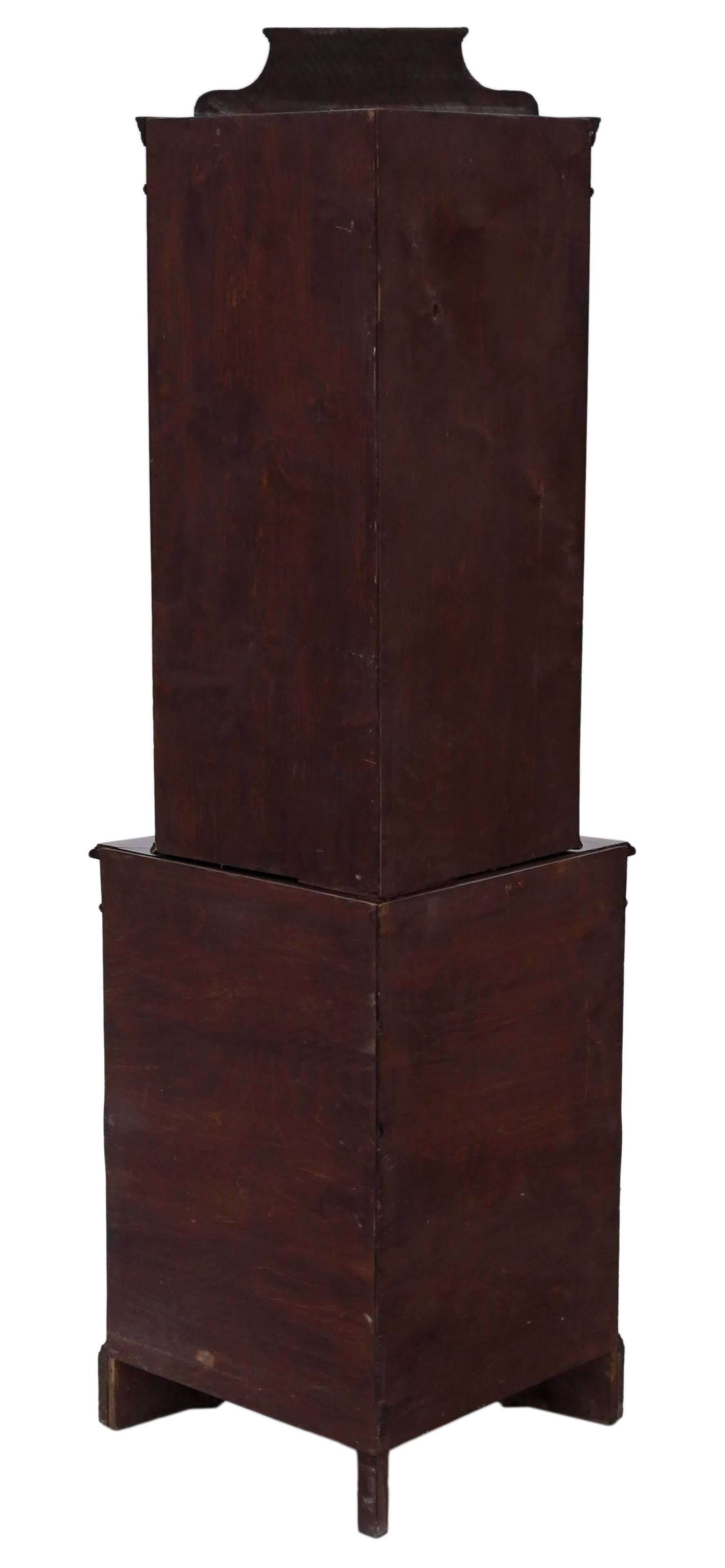 Antique Quality Edwardian Mahogany Glazed Corner Cupboard Display Cabinet For Sale 2