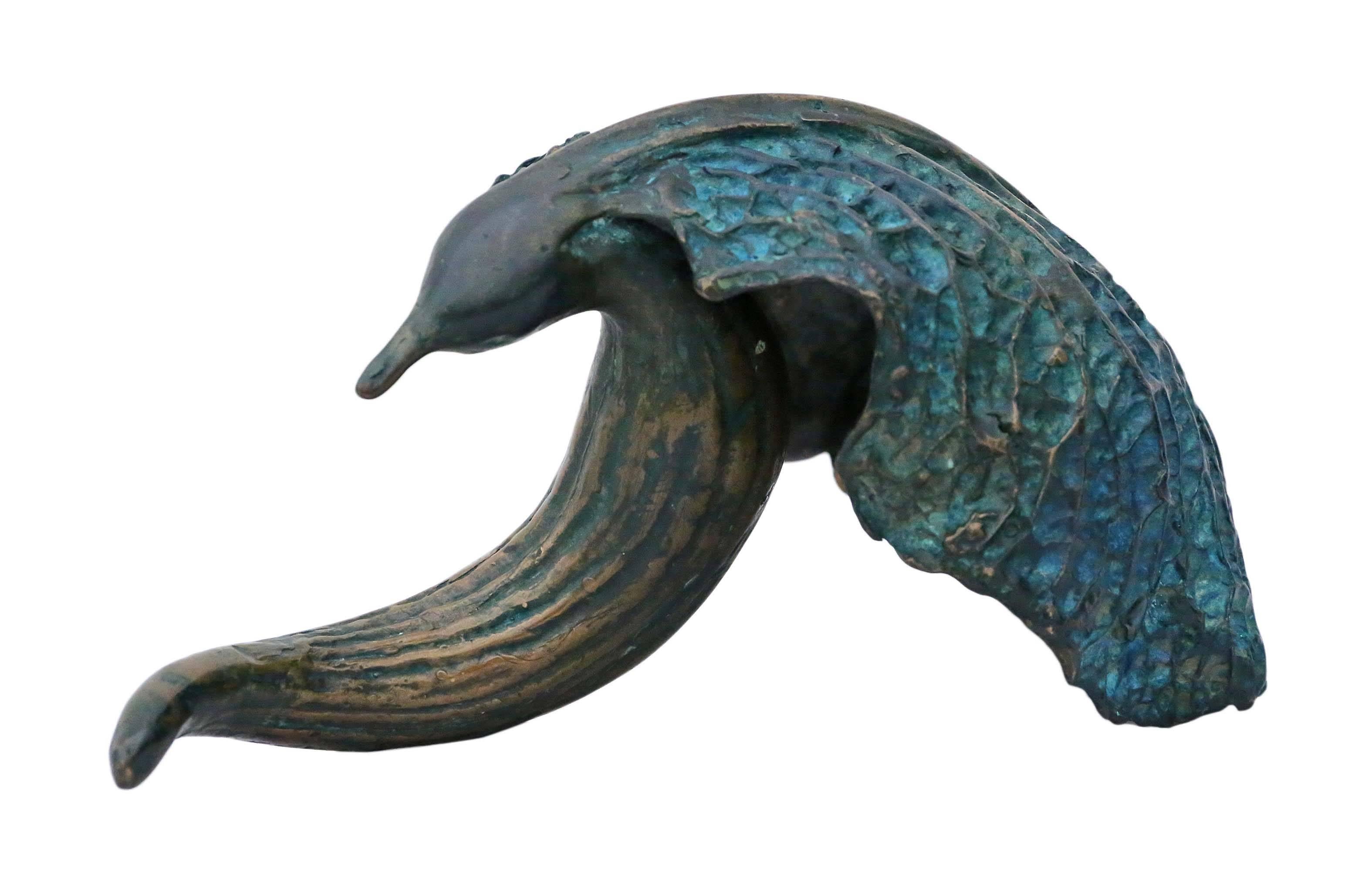 British Antique Bronze Contemporary Sculpture Work of Art John McGill For Sale