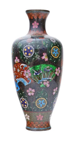 Antique 19th Century Japanese Cloisonne Vase
