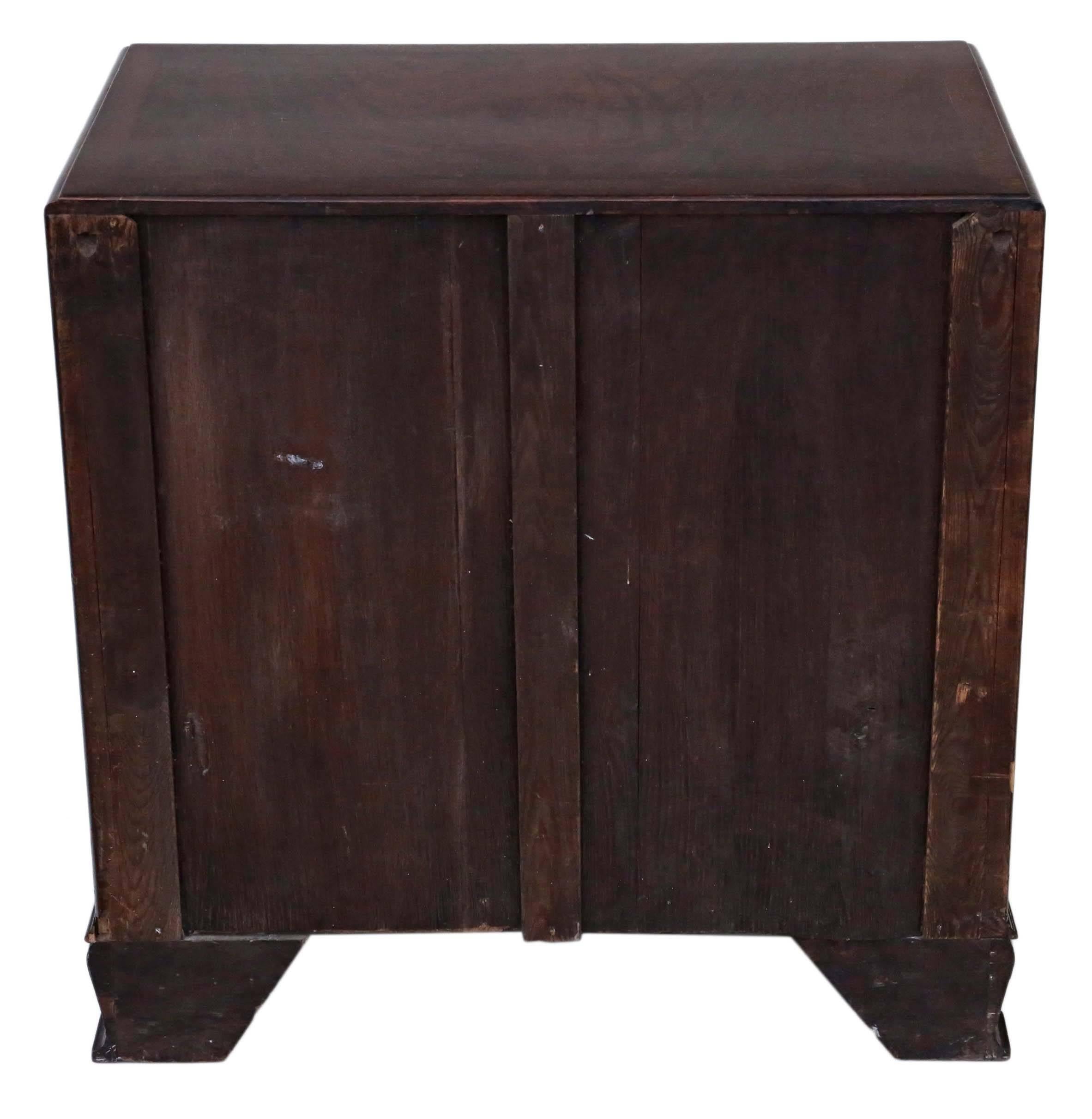 Antique Quality Small Georgian Revival, circa 1910 Mahogany Chest of Drawers For Sale 1