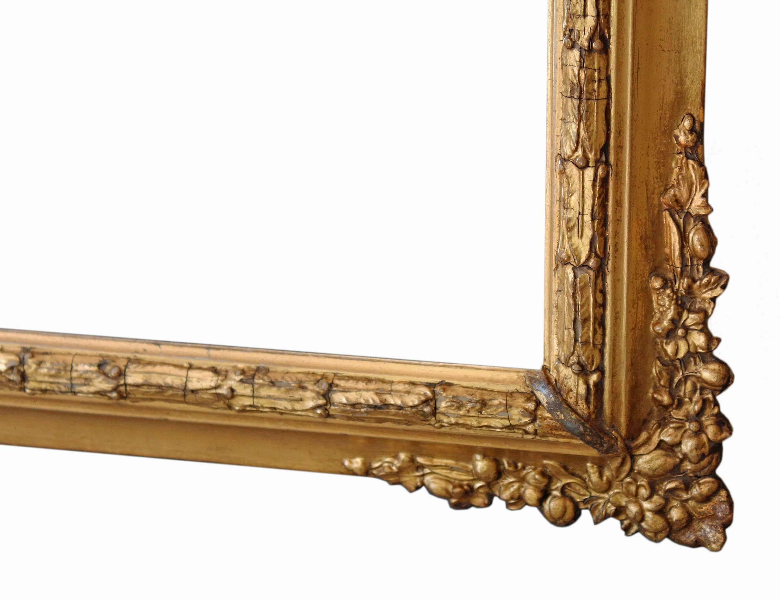 19th Century Antique Victorian Gilt Framed Wall Mirror Overmantel For Sale