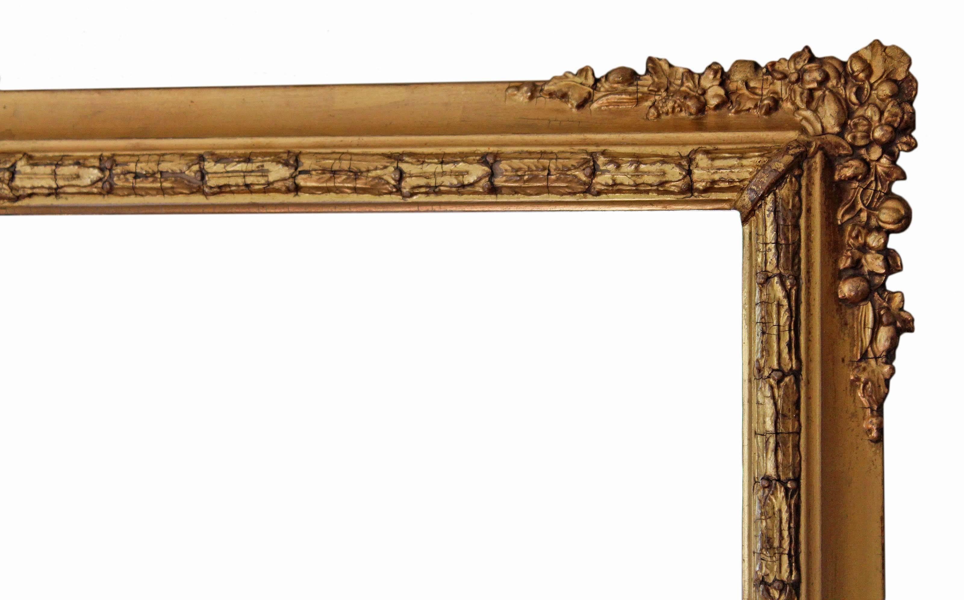 British Antique Victorian Gilt Framed Wall Mirror Overmantel For Sale