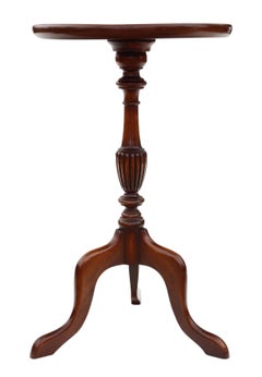 Antique Quality Georgian Reproduction Mahogany Wine Table Side