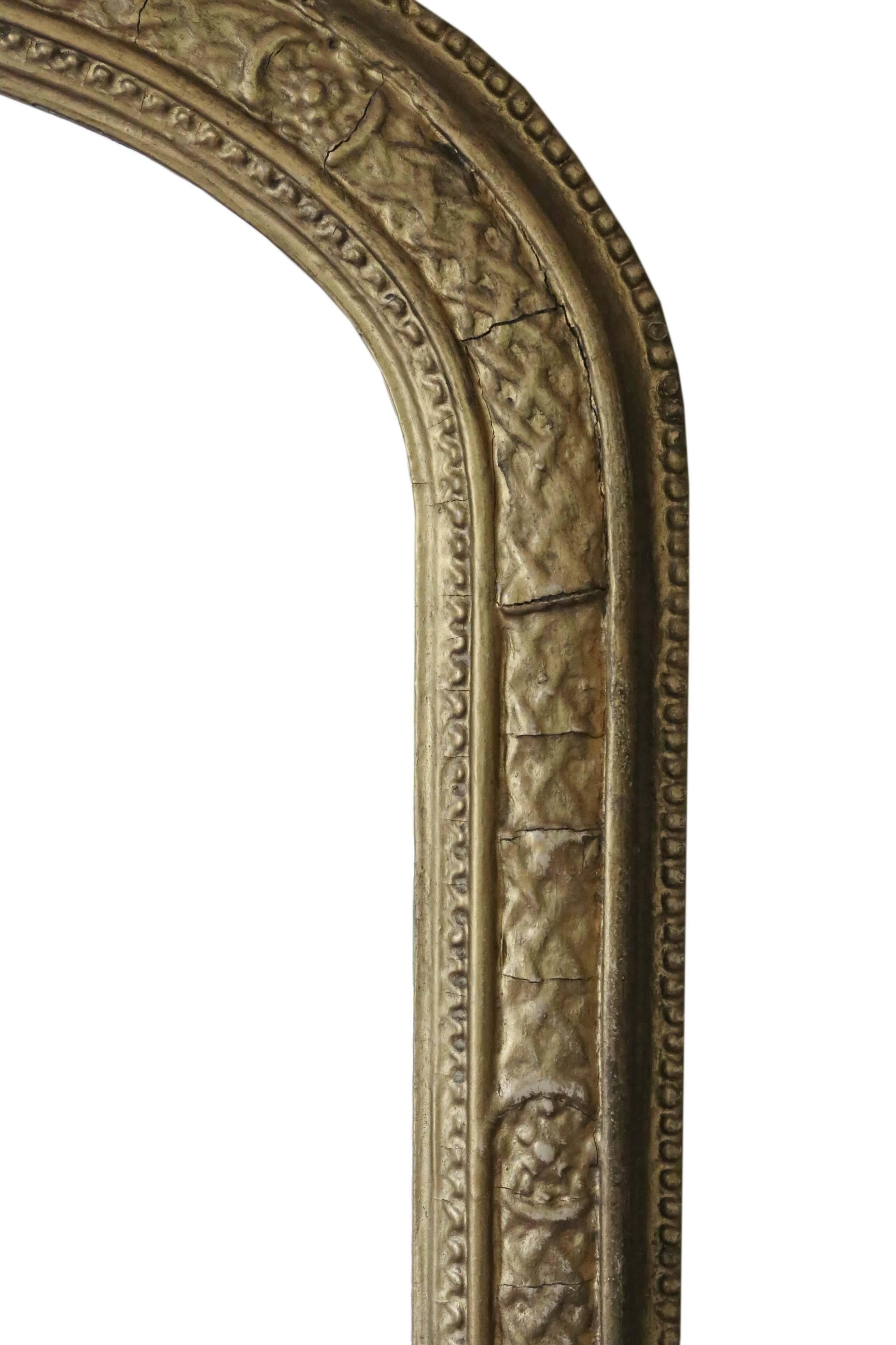 Antique Victorian Gilt Wall Mirror or Overmantle, circa 1880 For Sale 1