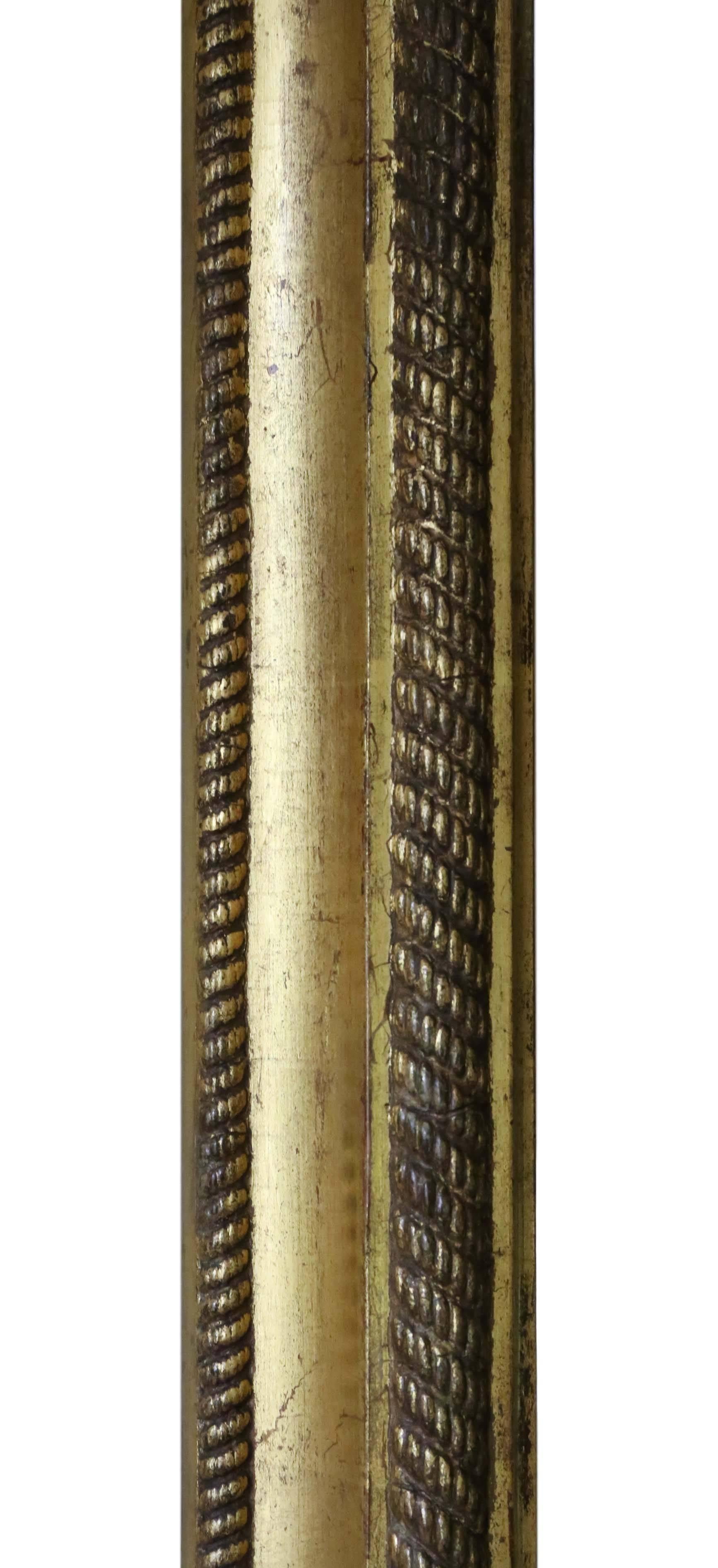Antique Large Victorian Gilt Wall Mirror Overmantle, circa 1870 For Sale 3