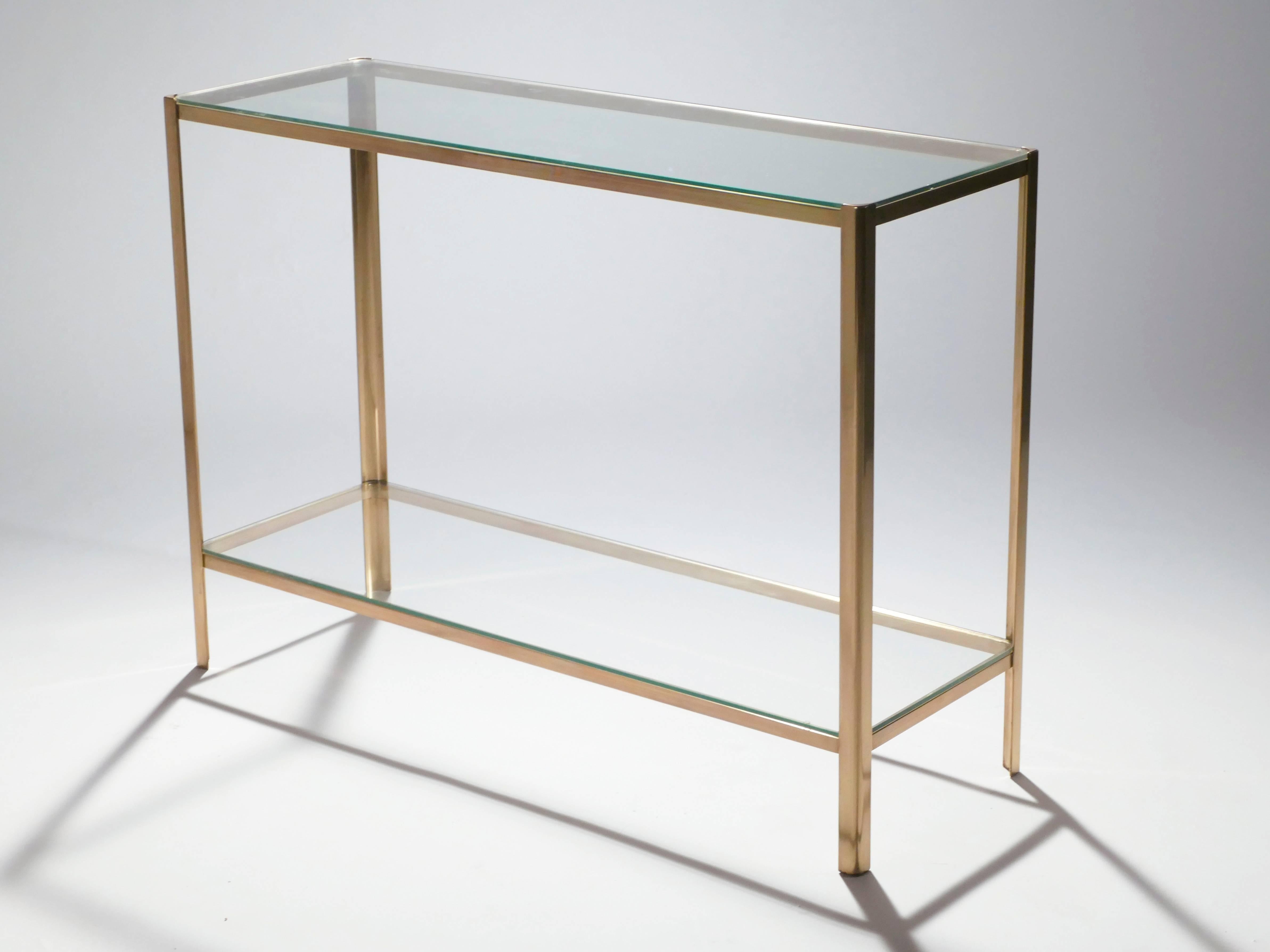 Bronze Console Table by Jacques Quinet for Broncz, 1960s In Excellent Condition In Paris, IDF