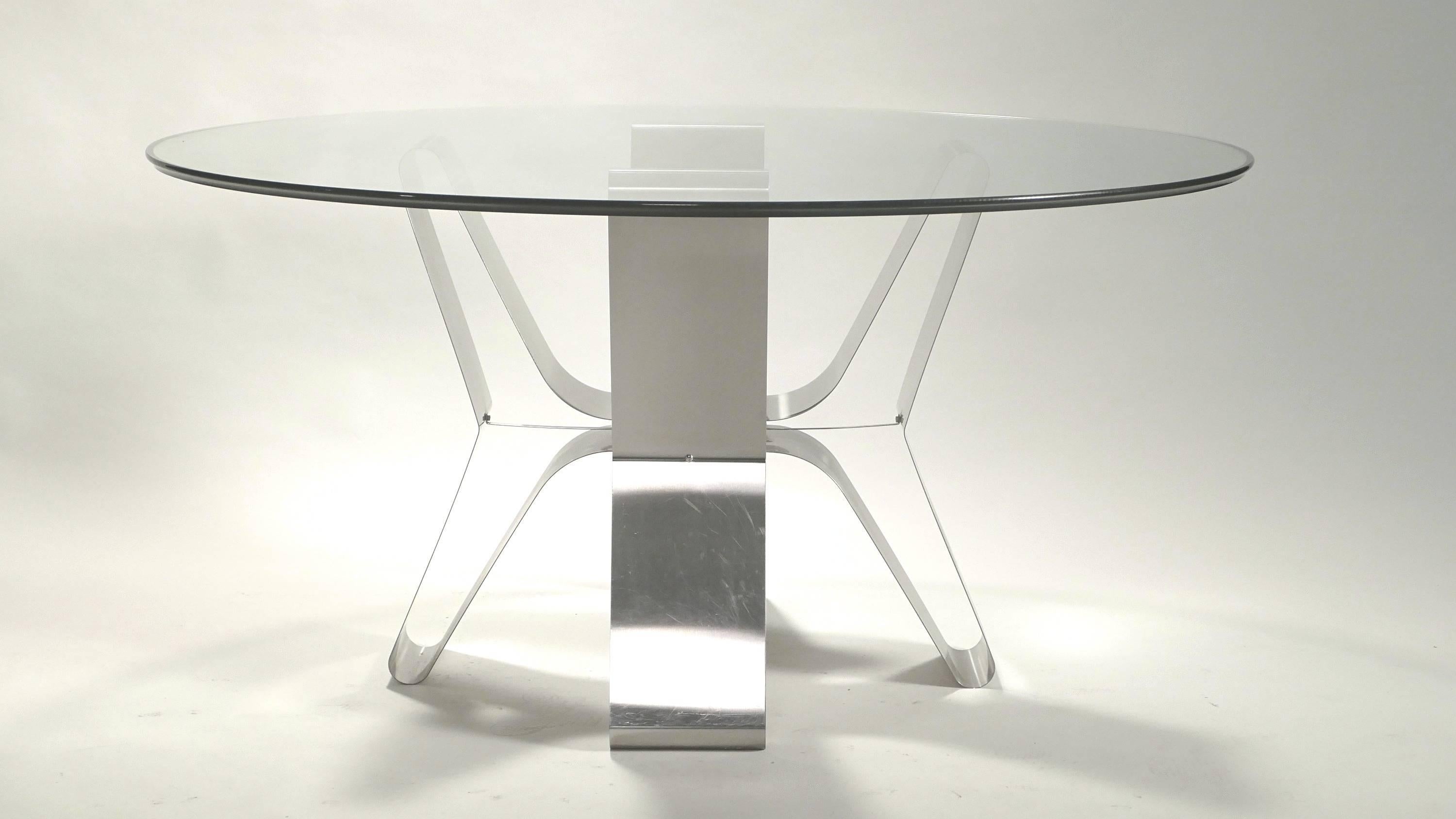Mid-Century Modern Dining Table by François Monnet, circa 1970